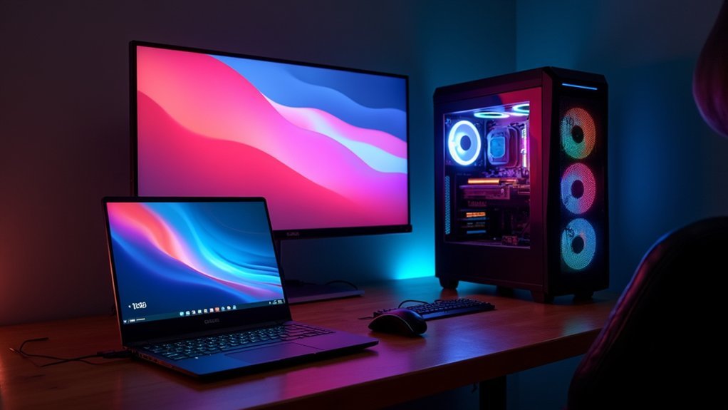 desktops outperform laptops economically