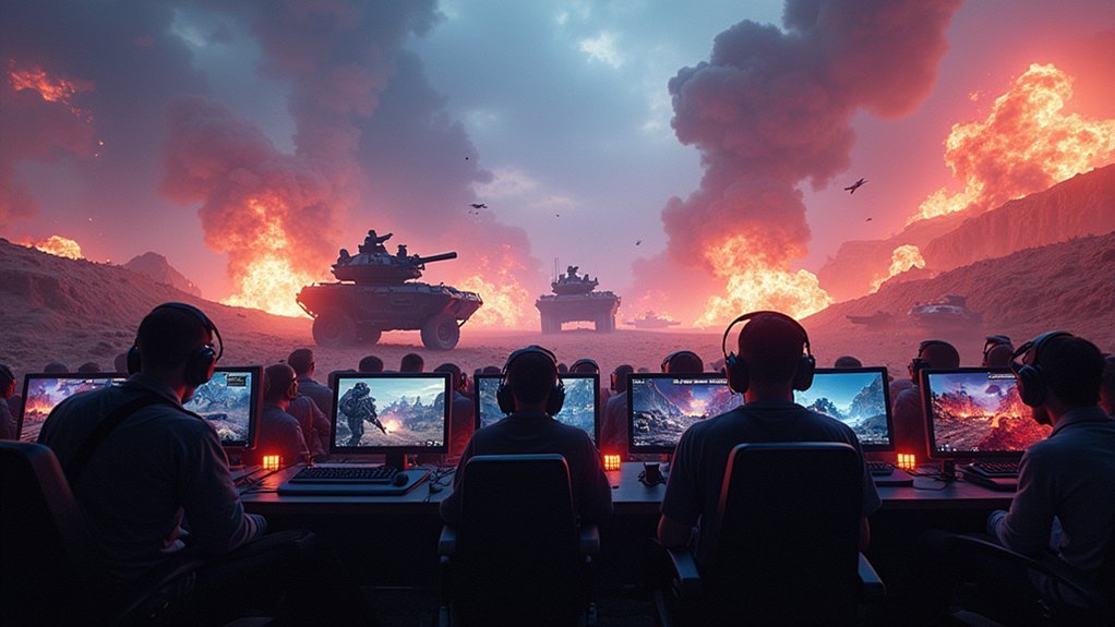 massive free military battles