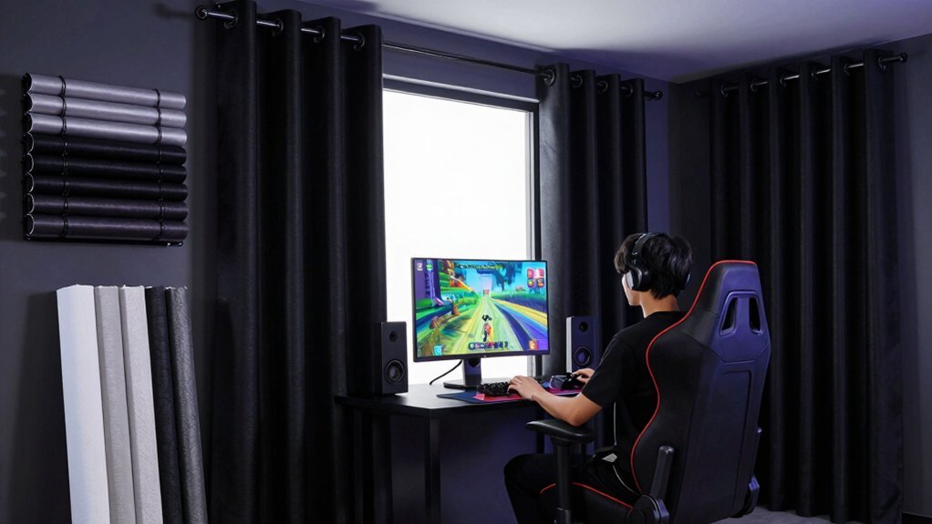 budget friendly blackout curtains for gamers