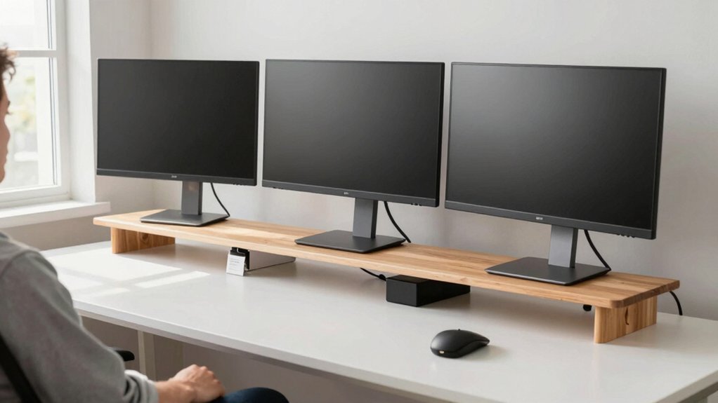 budget friendly monitor risers for neck relief