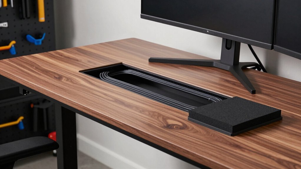 8 ft by 2 ft desk top framed
