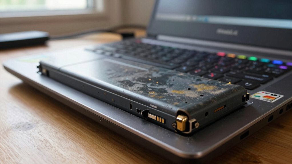 aged battery high power draw