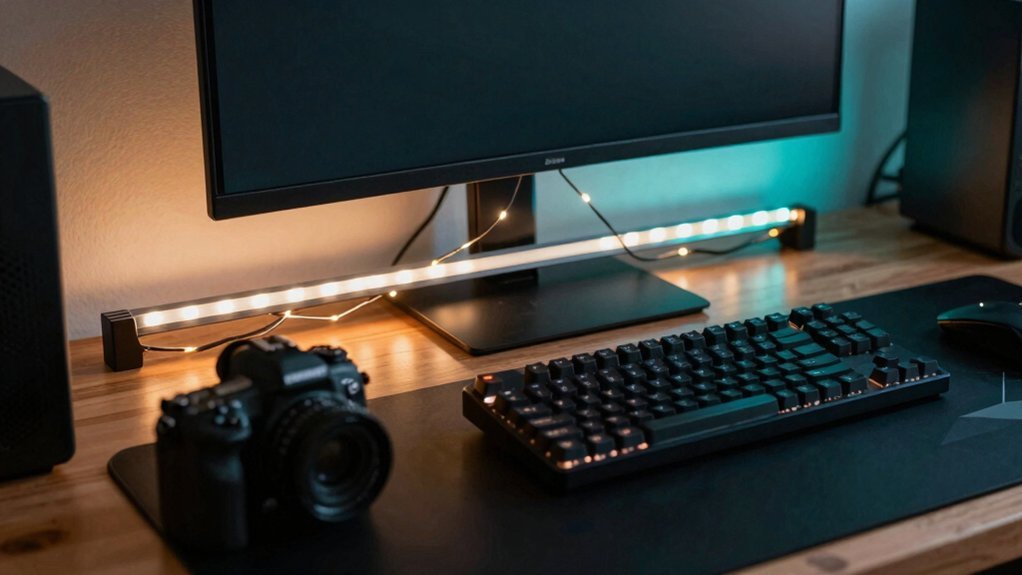 DIY Gaming Desk Lighting on a Dime
