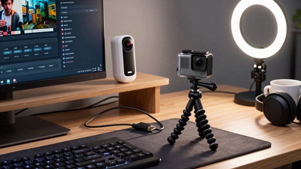 budget webcam or action camera option