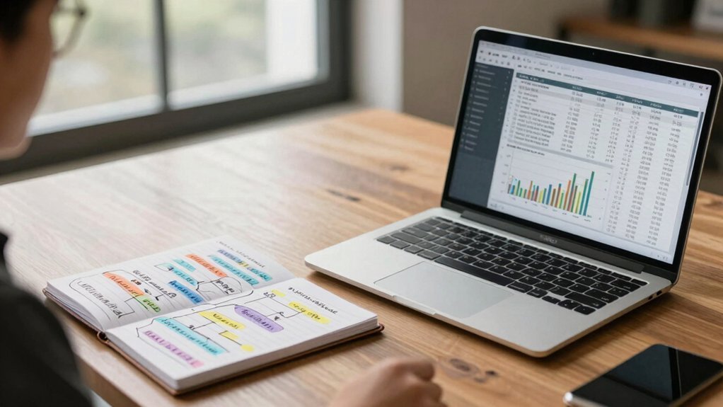 combine quantitative and qualitative methods