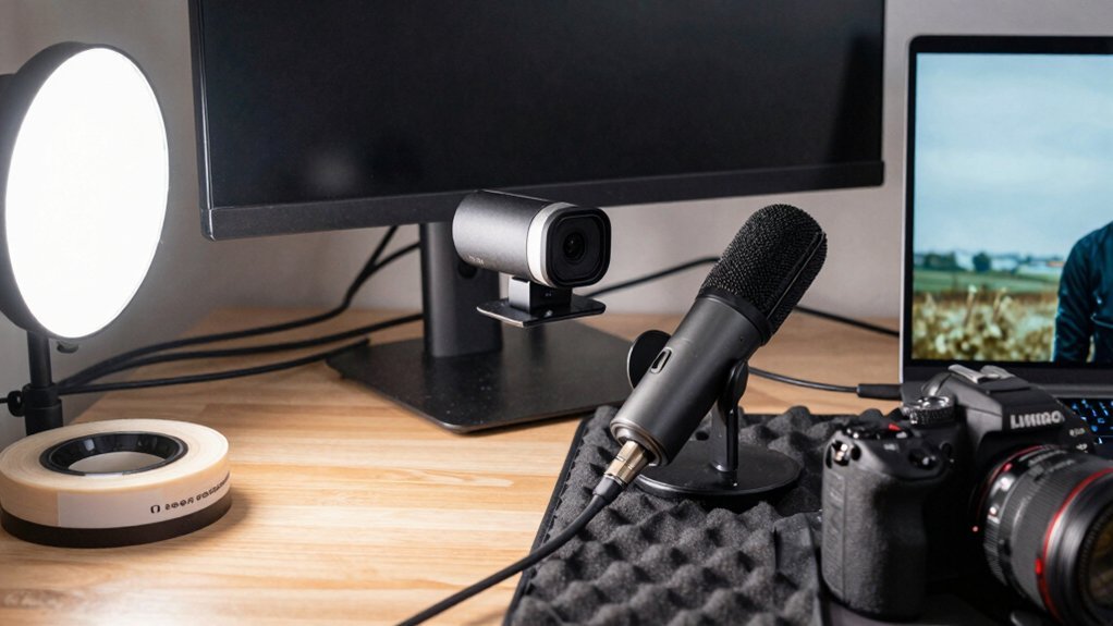 compact led 45 degree 5500k lighting setup