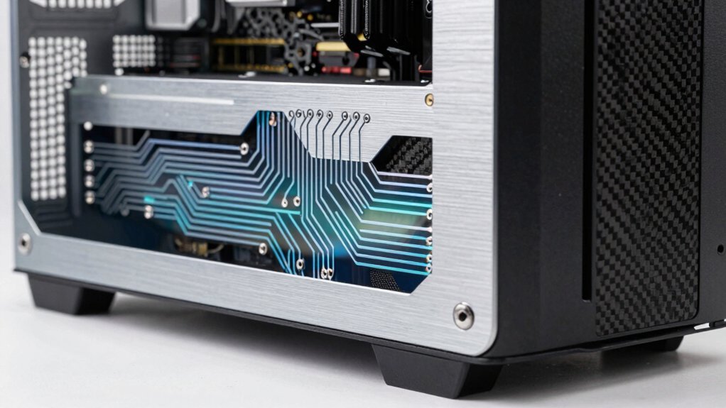 custom side panel for showcase