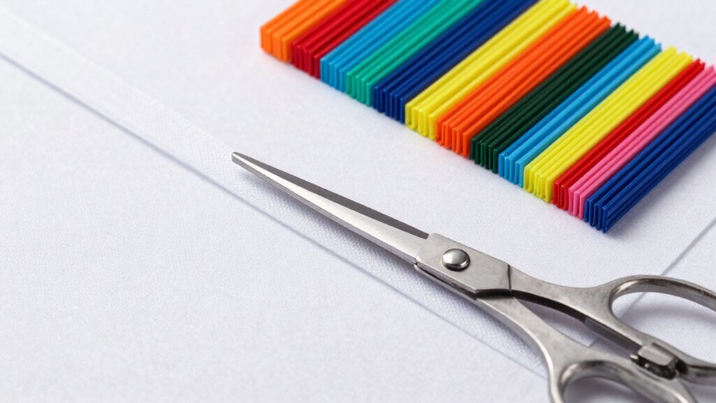cut clean strips with tools