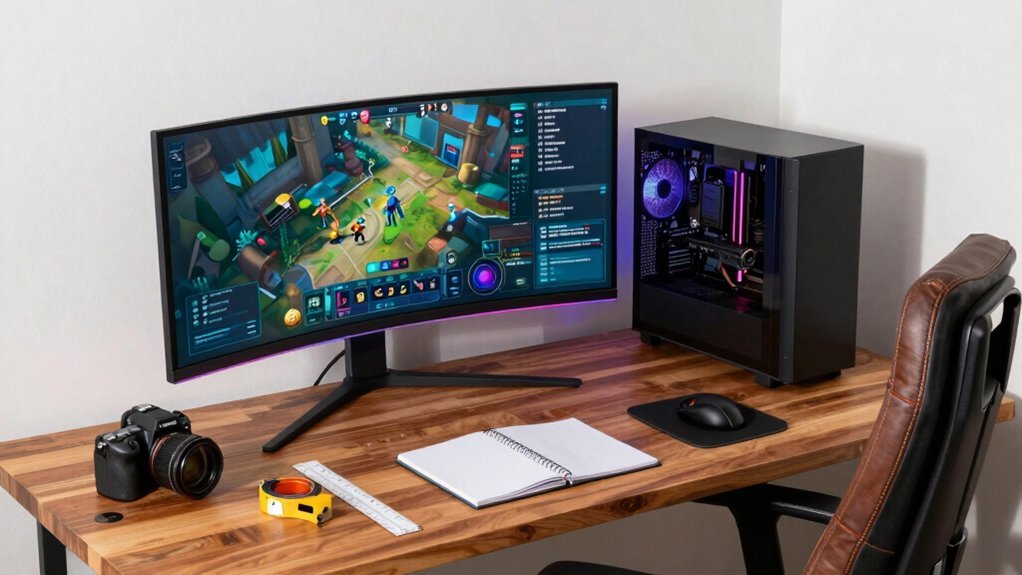 desk space budget layout plan