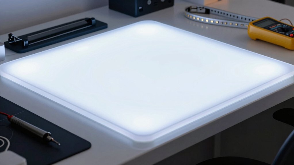 diffusion layer for uniform led glow