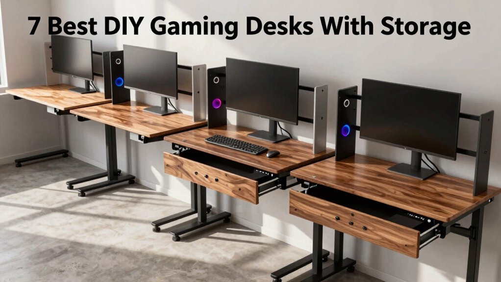 7 Best DIY Gaming Desks With Storage