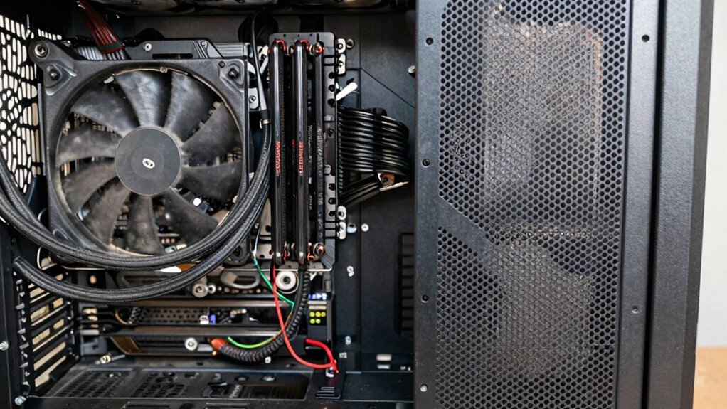 dust free mesh front improves airflow efficiency