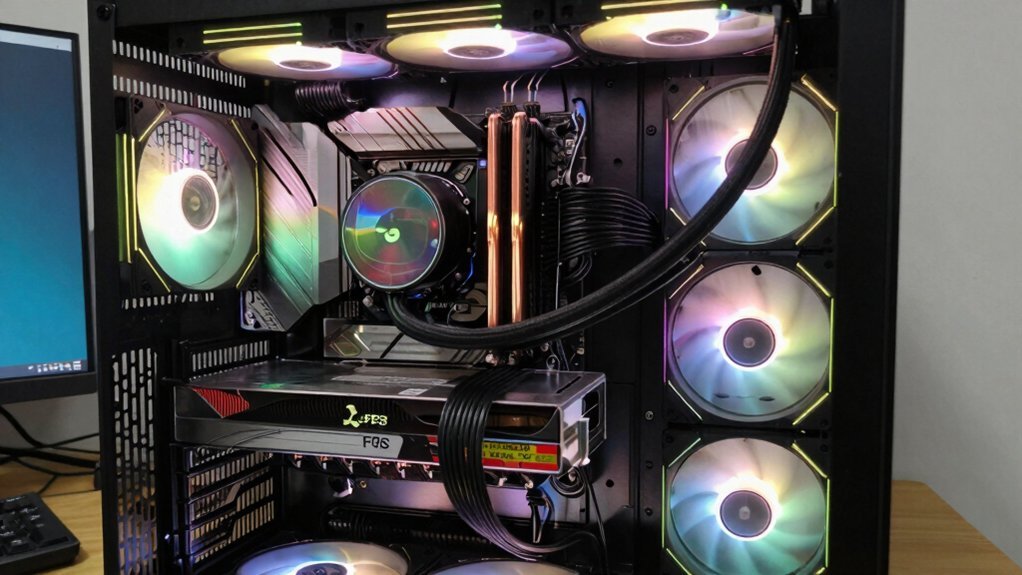 front to back airflow for steady fps