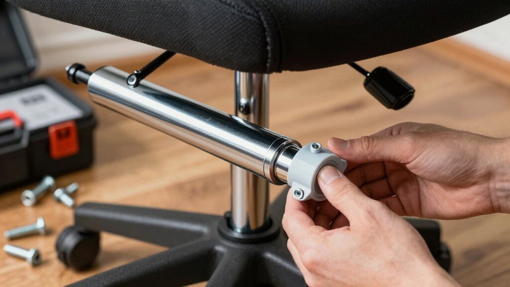 gas lift side covers secured