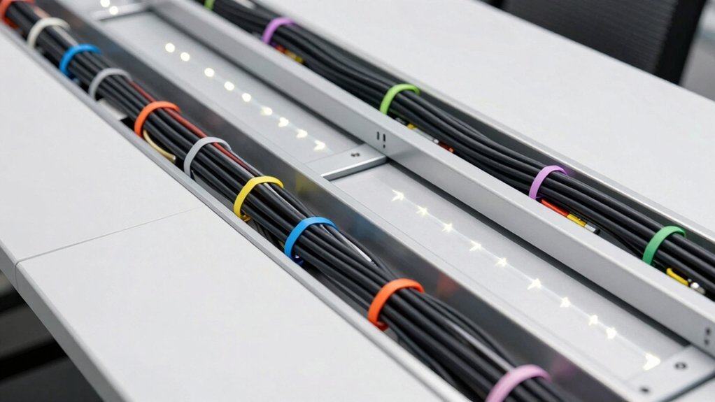 group bundle route label cables
