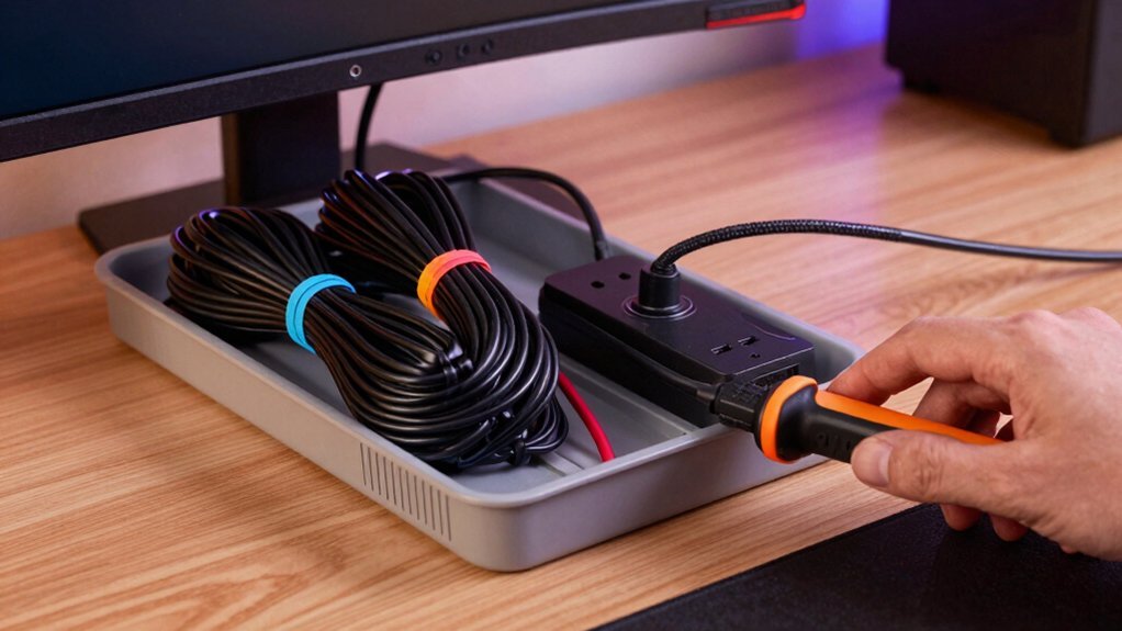 label test label maintain cables