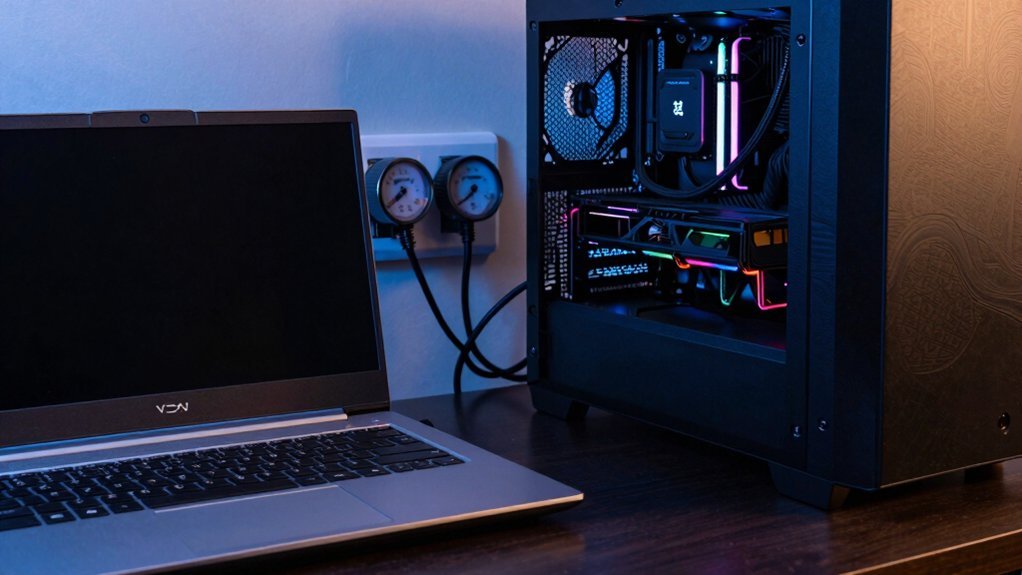 laptop efficiency beats desktop power draw