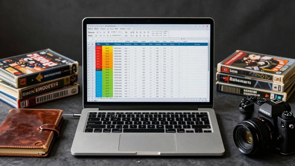 manual tracking for rare digital collections