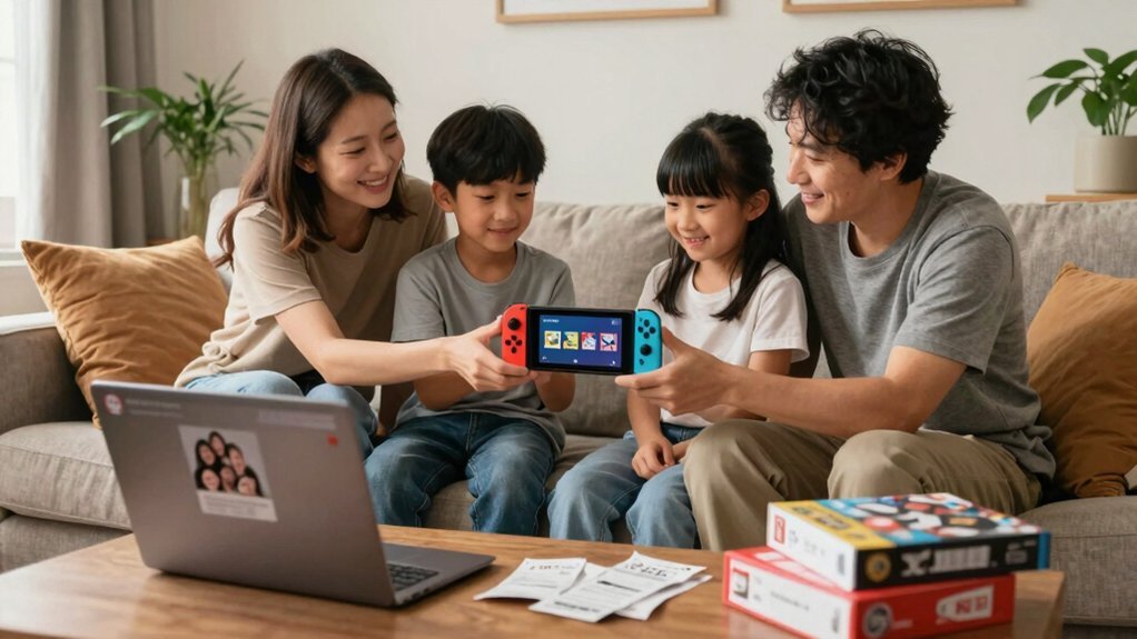 nintendo family group setup steps