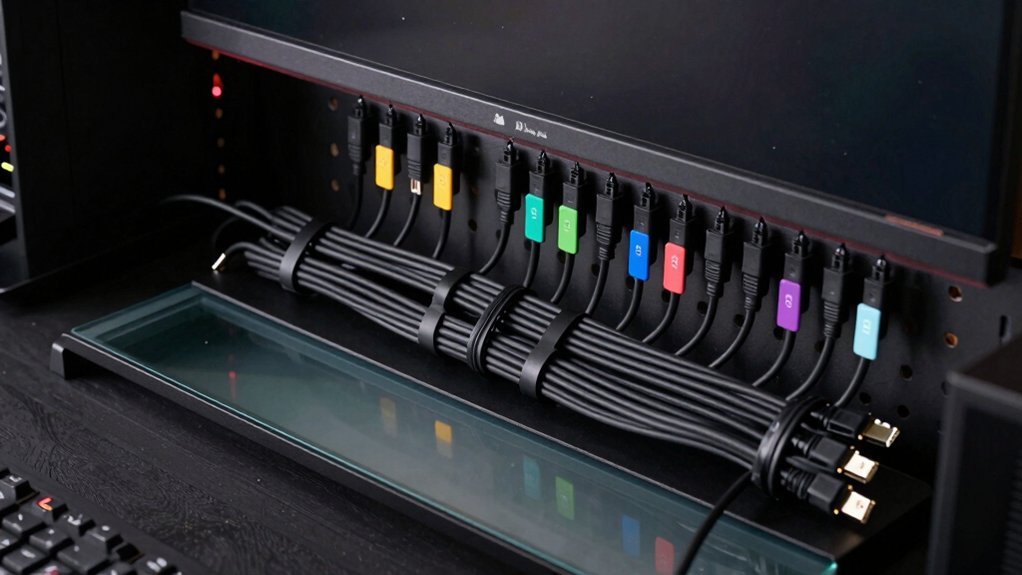 plan organized gaming cable routing