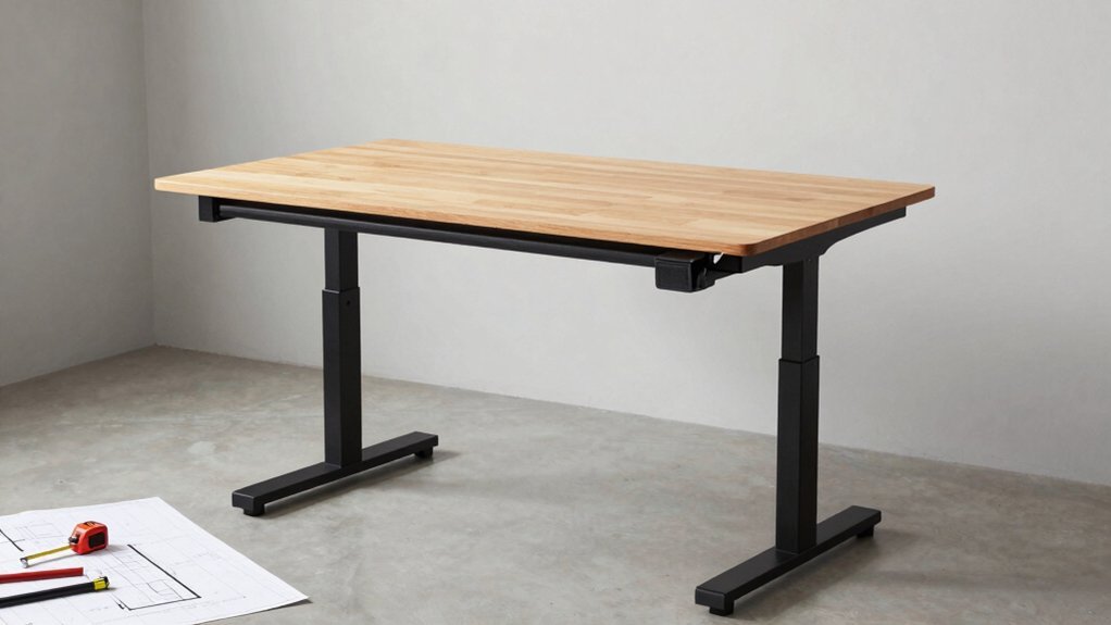 planning tabletop choice adjustable frame cable management