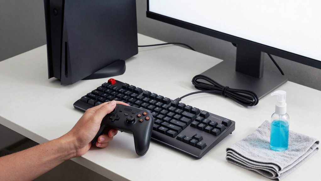 power down unplug clean safely