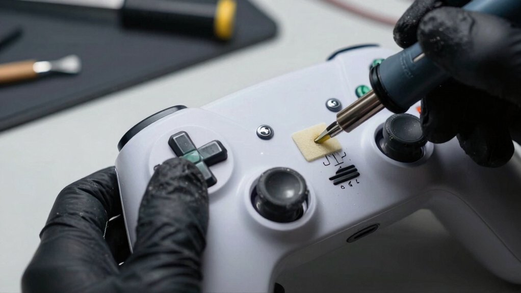 reattach foam solder test four way