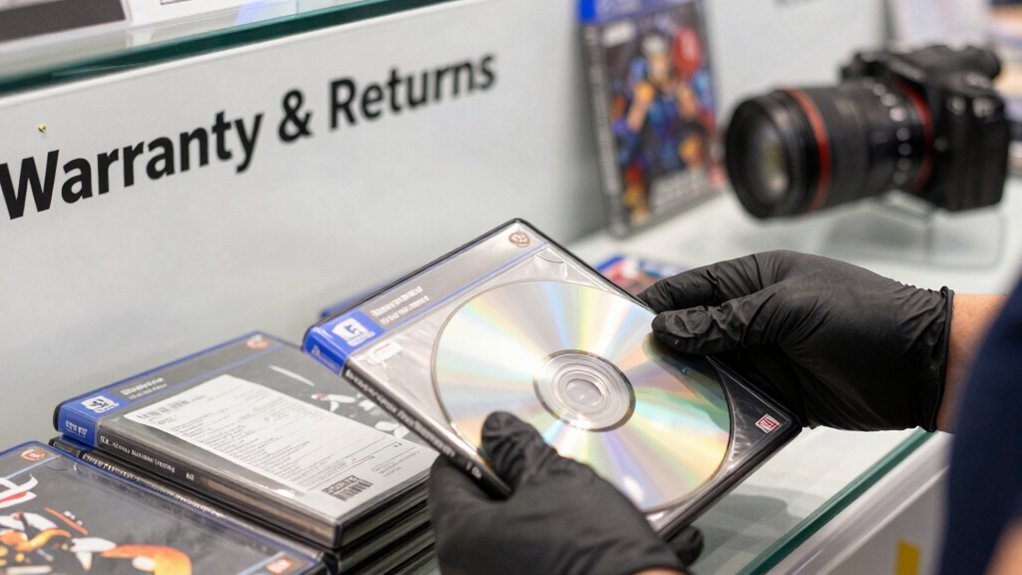 secure used game return warranty terms