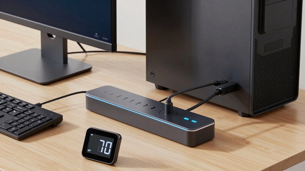 smart power strip cuts pc standby loads