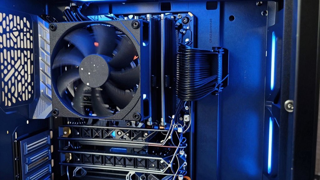 tiny brackets choke airflow efficiency