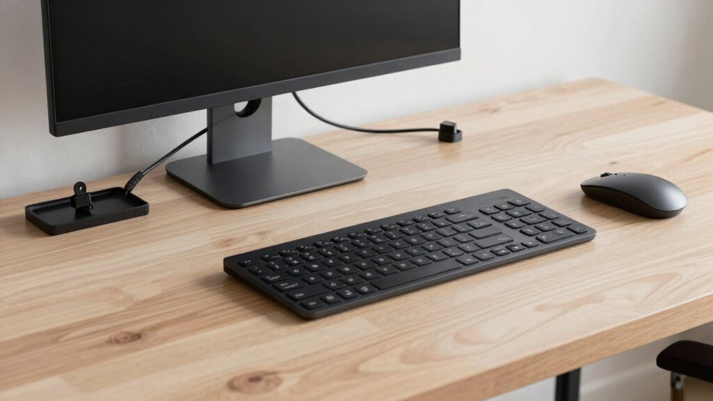 under desk cable management system