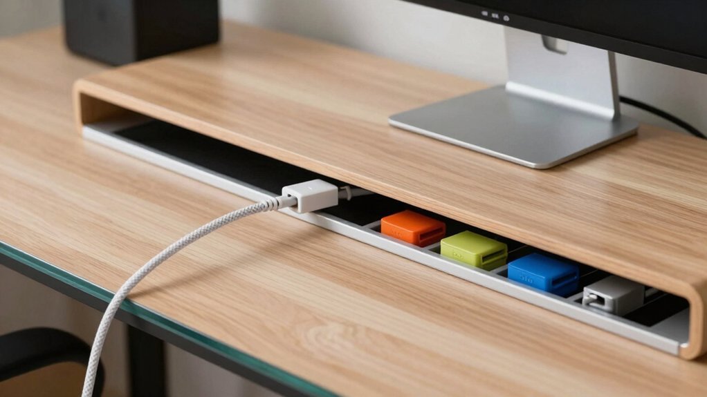 unplug label inspect organize