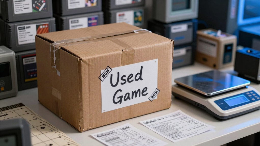 used game shipping costs vary factorably by region